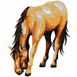 Horses Embroidery Design 5